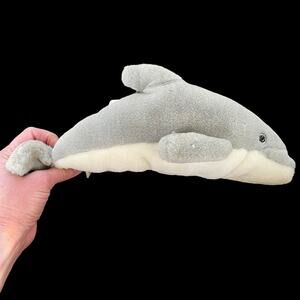 Dolphin Plush Cascade Toy Gray Bottlenose Fish Stuffed Animal Original Tags